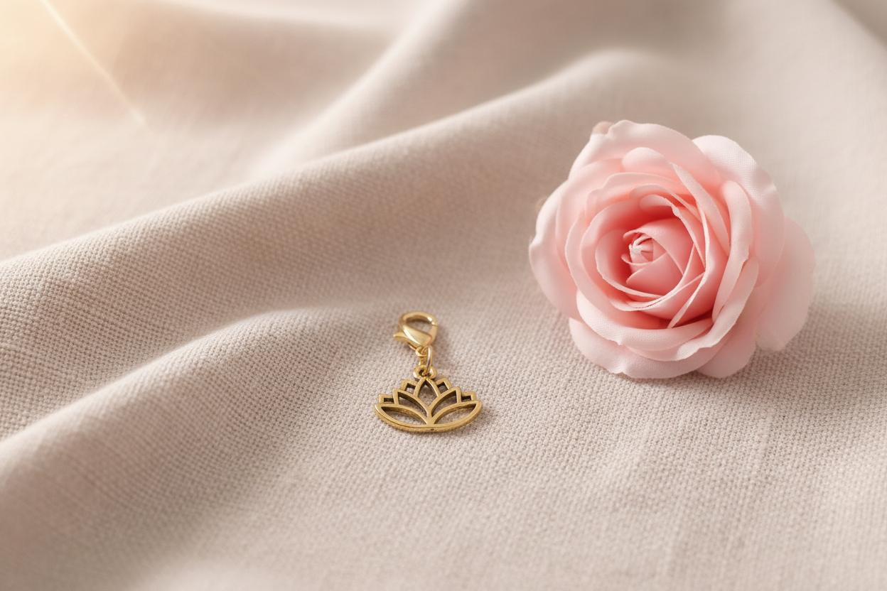 Charm fleur de lotus