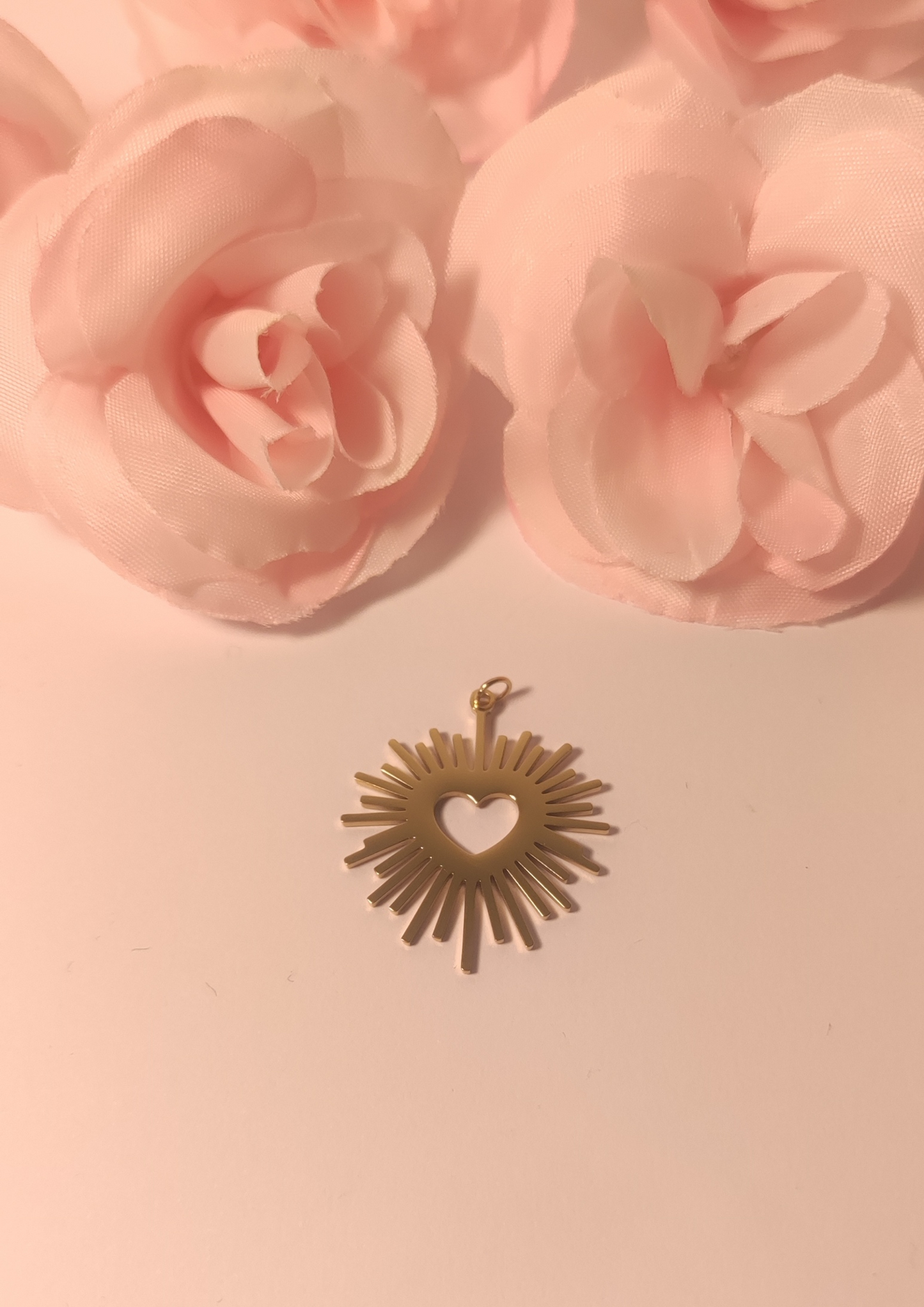 Charms cœur rayon de soleil