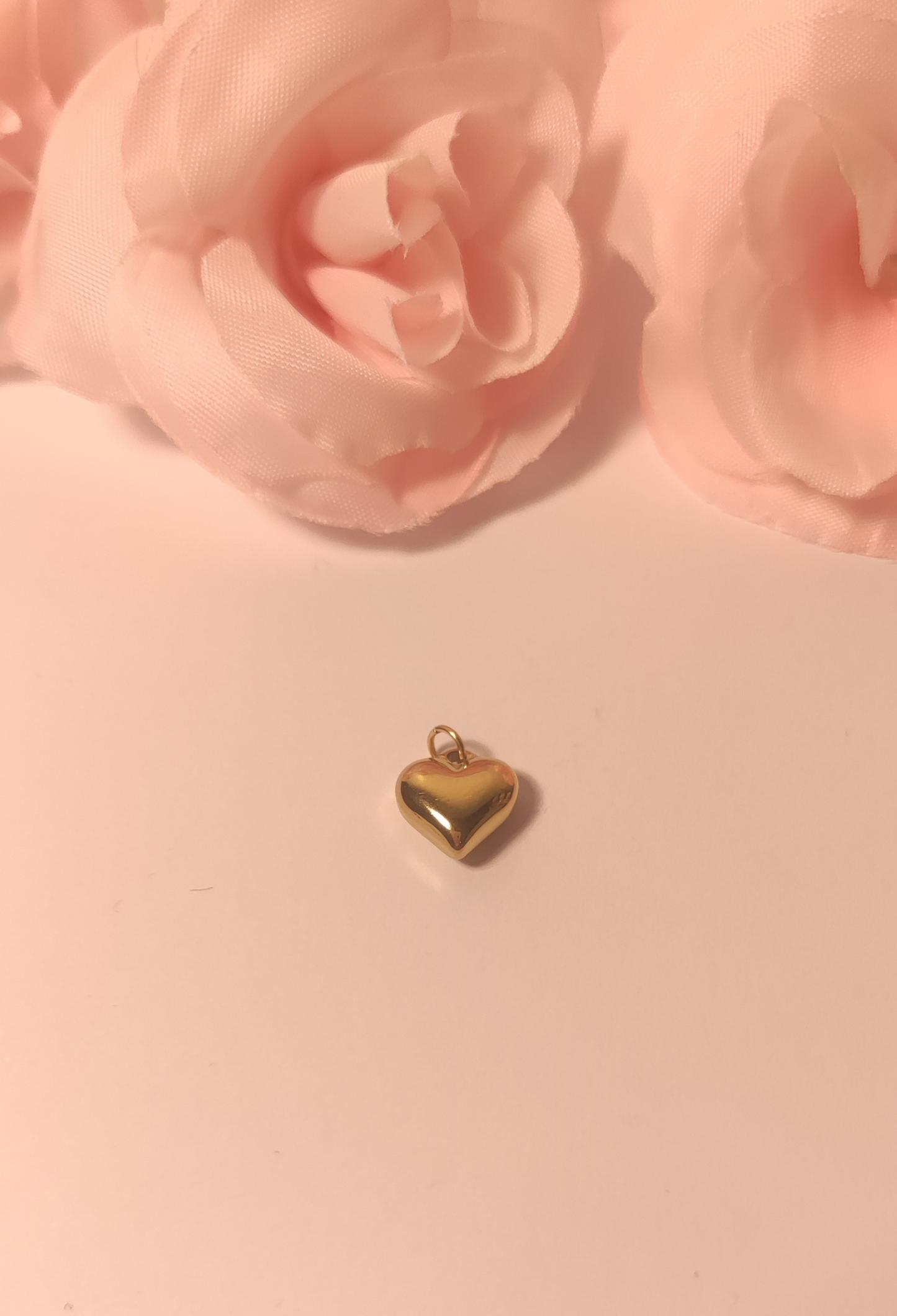 Charms petit cœur bombé