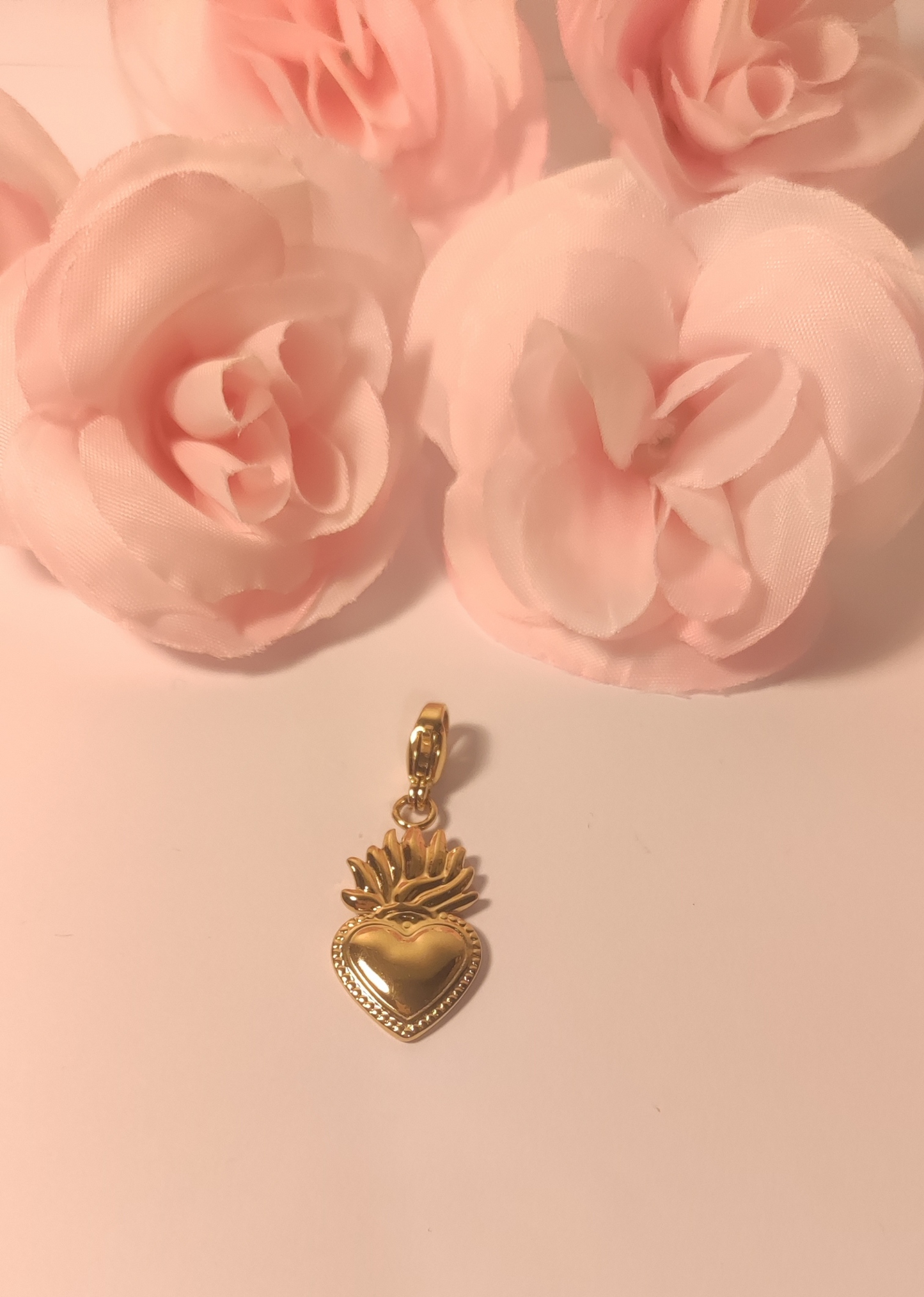 Charms cœur avec fermoir