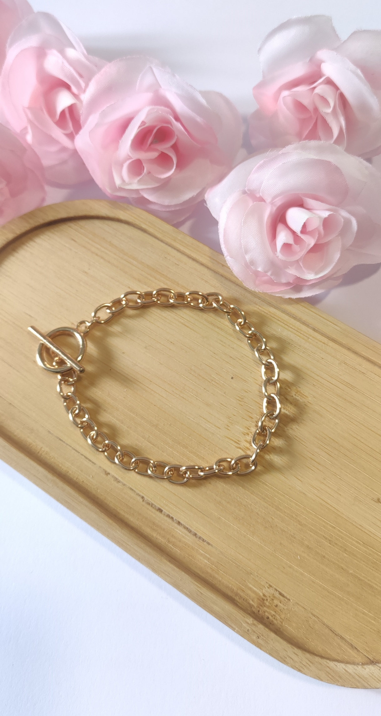 Bracelet Fermoir à Bascule Personnalisable - Rêve de Rose