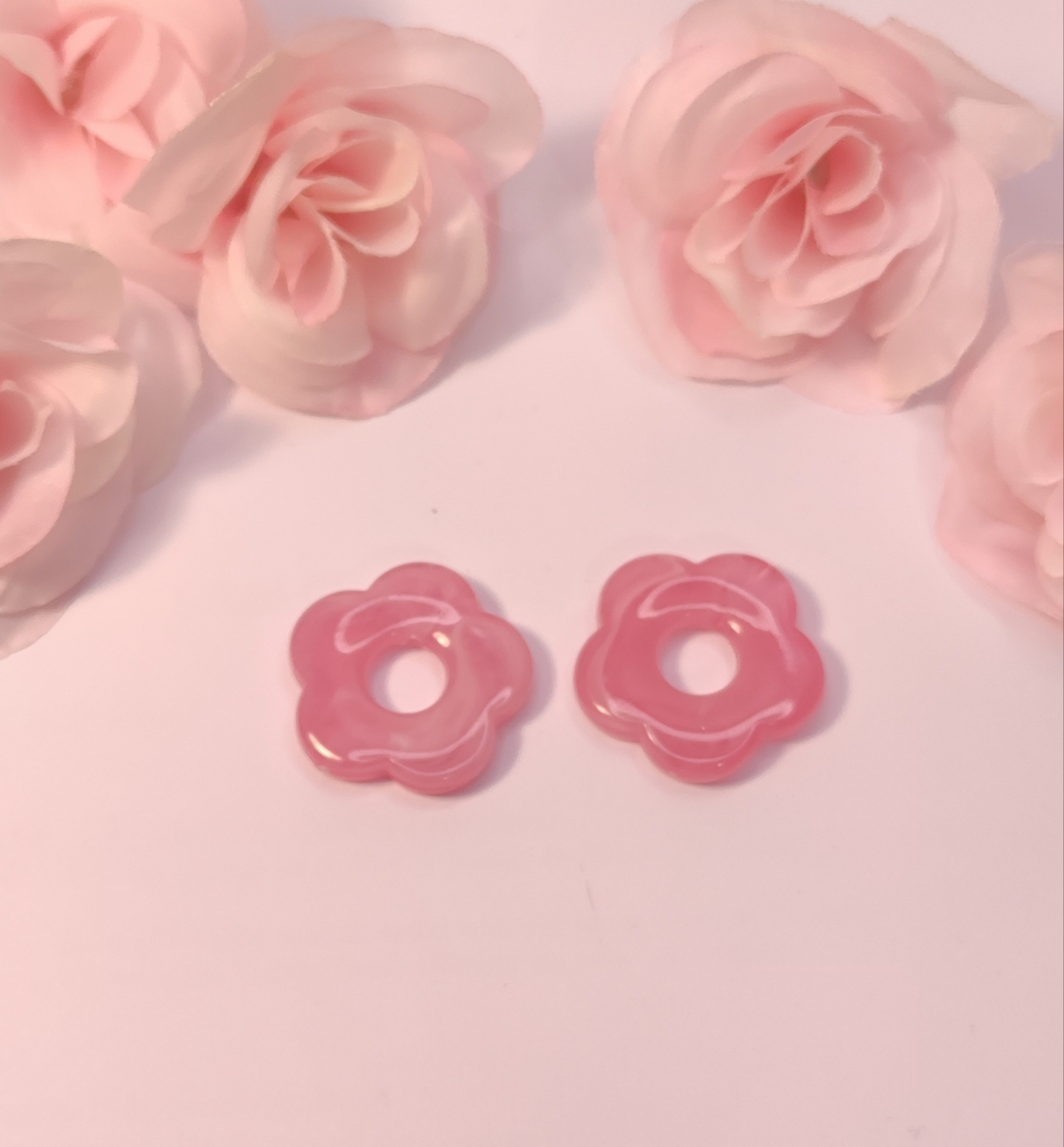 Perles de Fleur Rose Vif - Rêve de Rose