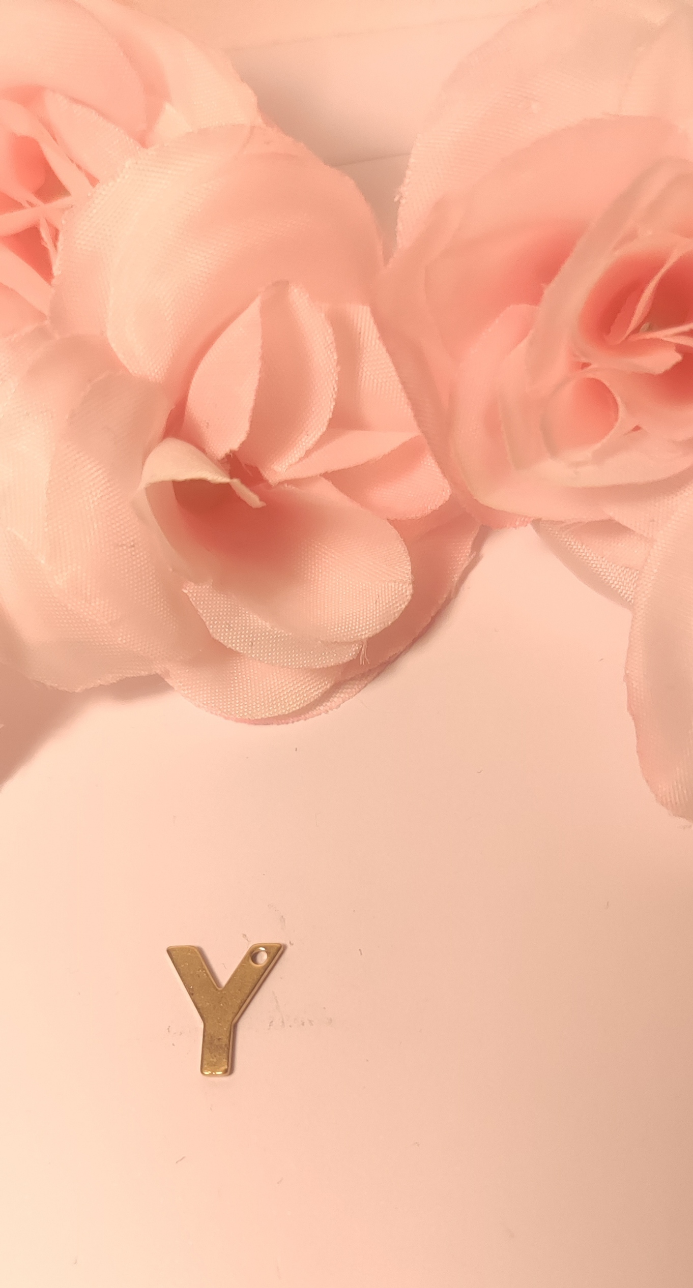 Charms lettre dorée Y