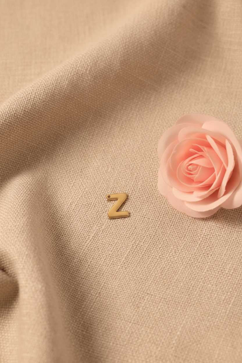 Charms lettre dorée Z
