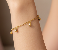 Bracelet Chaîne Fine Personnalisable Petits Charms - Rêve de Rose