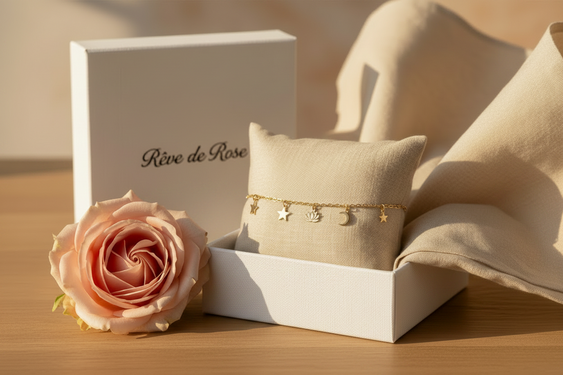 Boîte cadeau avec bijoux Rêve de Rose 