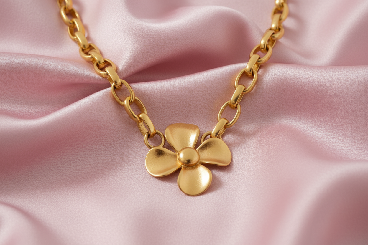 Colliers en Acier inoxydable doré-bijoux élégants - Rêve de Rose