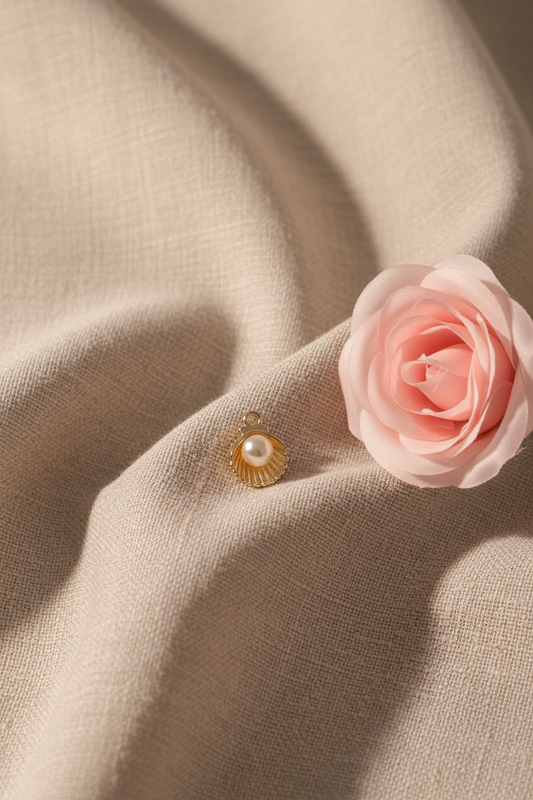 Charms Coquillage Doré - Rêve de Rose