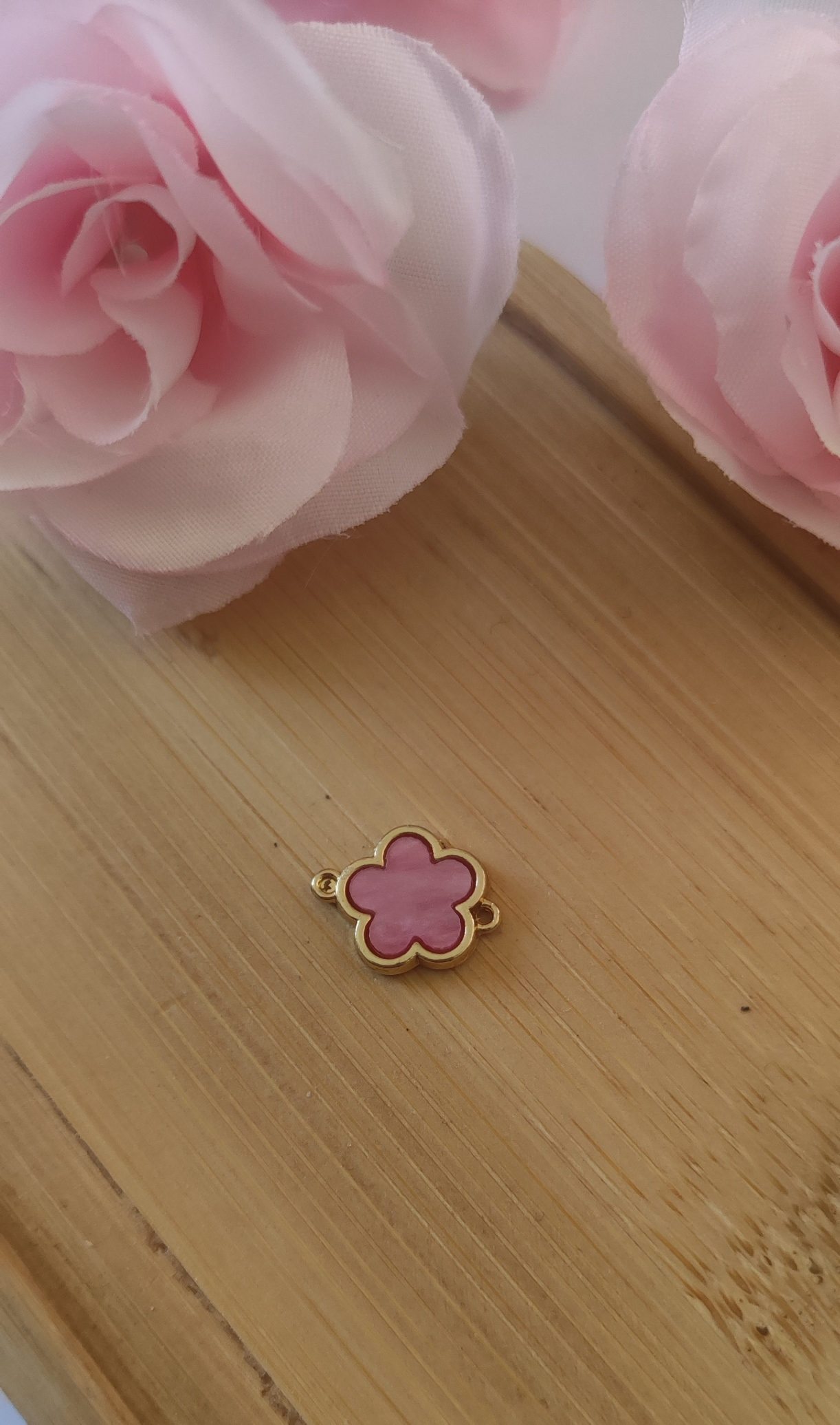 Charms connecteur fleur