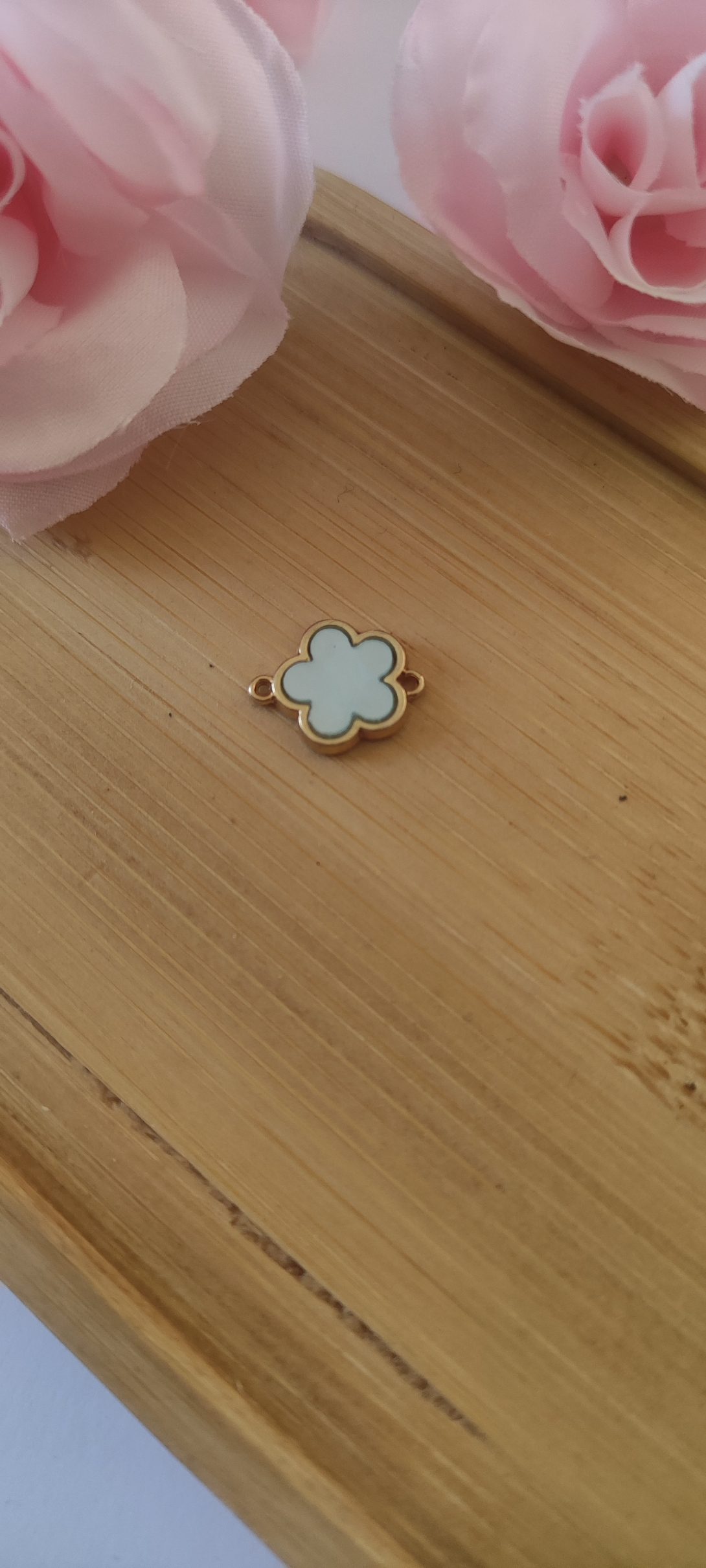 Charms connecteur fleur
