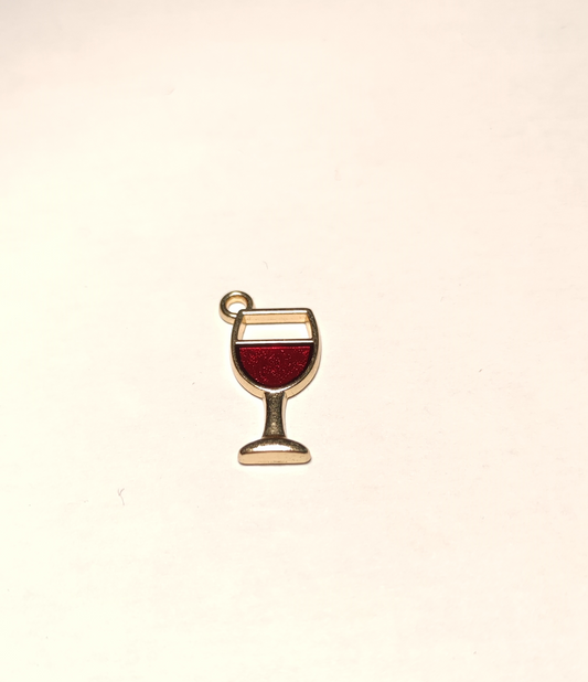 Charms verre de vin rouge