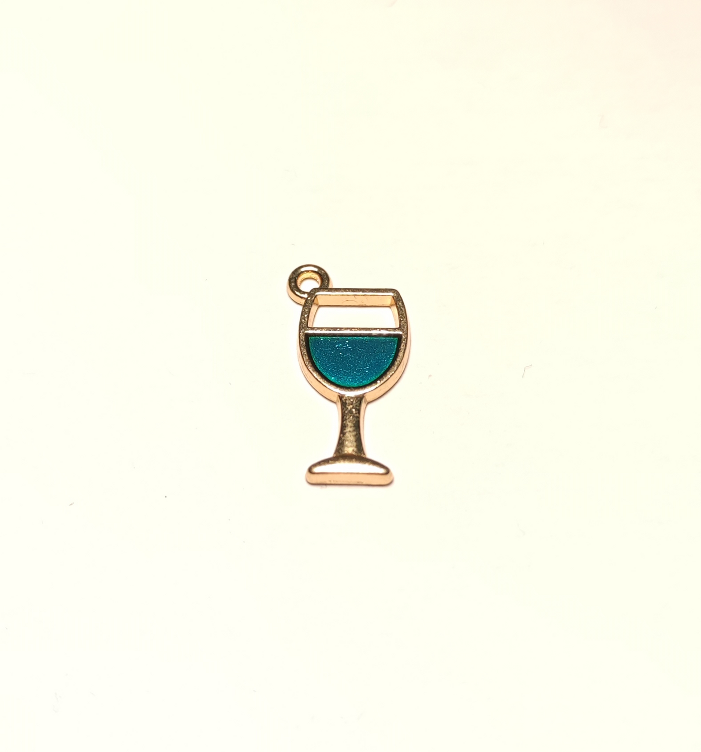 Charms verre à vin bleu