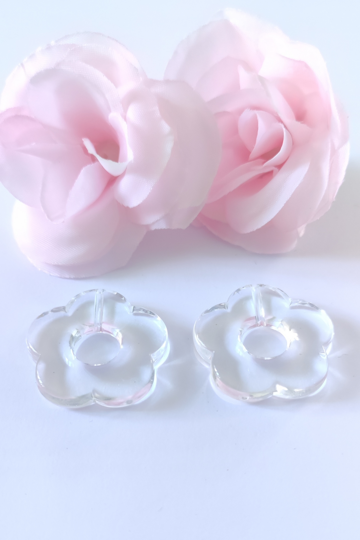 Lot de perles de fleurs cristals