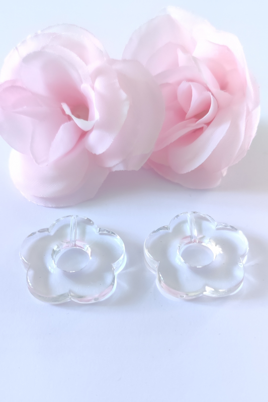 Lot de perles de fleurs cristals