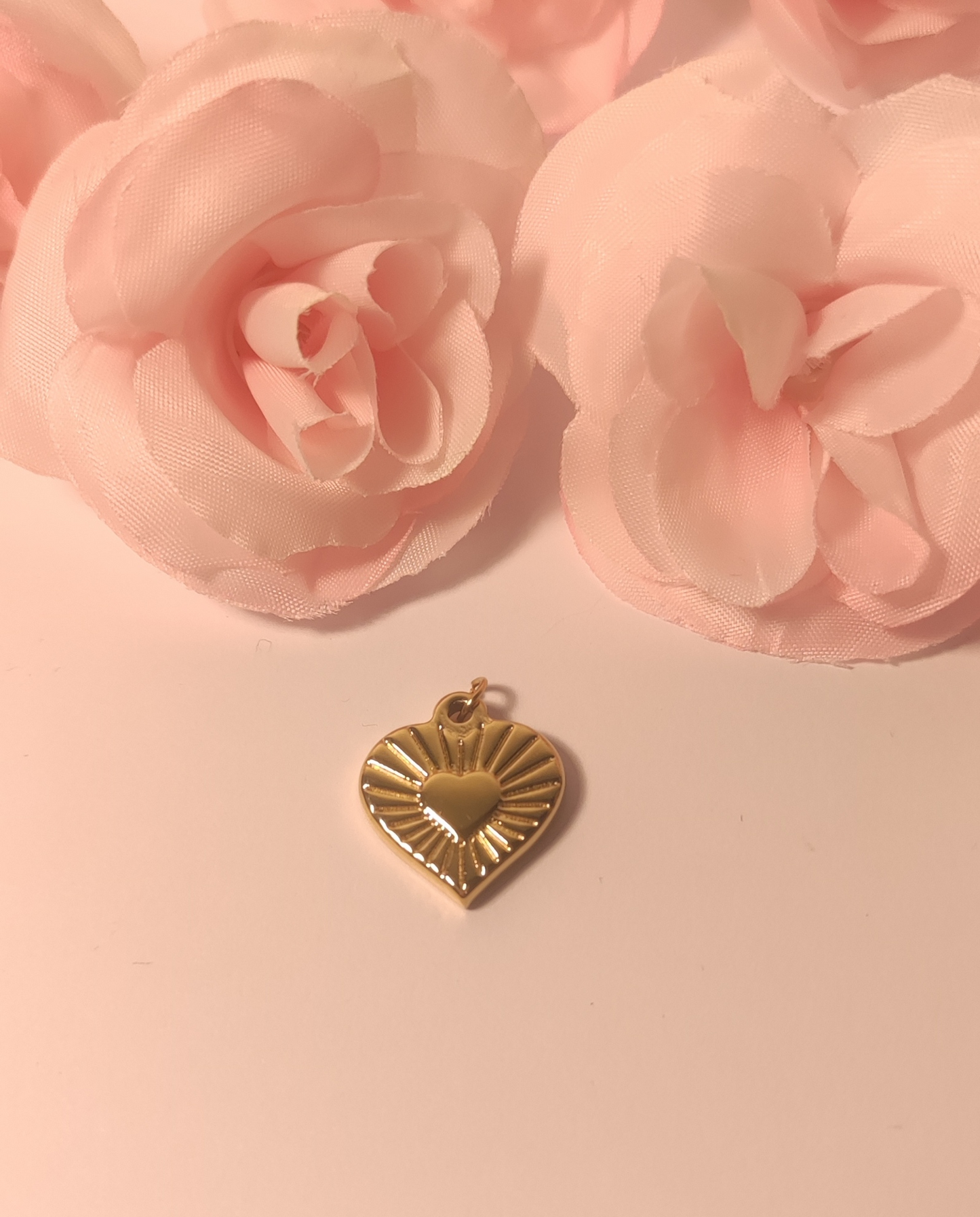 Charms cœur solaire