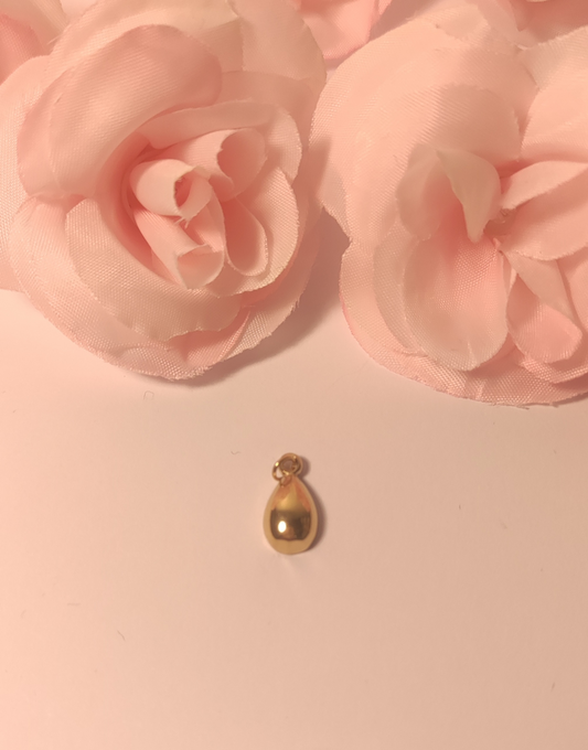 Charms goutte dorée