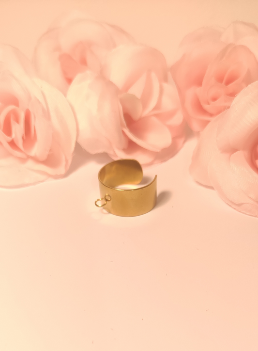 Bague Large Ajustable Personnalisable - Rêve de Rose