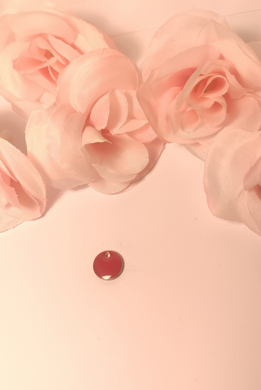 Charms petit rond rouge