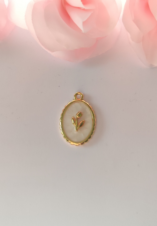 Charms romantique fleur