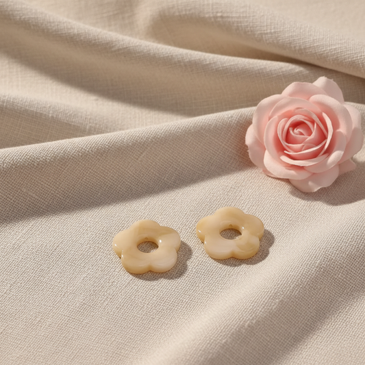 Perles de Fleur Couleur Crème - Rêve de Rose