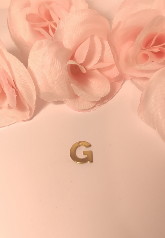 Charms lettre dorée G