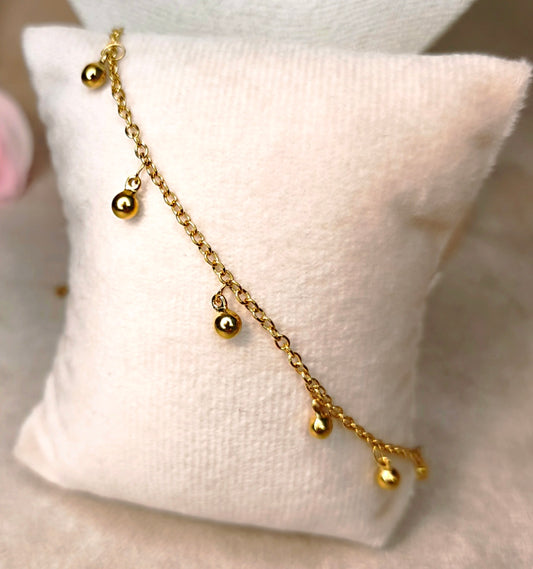 Bracelet Chaîne Fine Personnalisable Petits Charms - Rêve de Rose