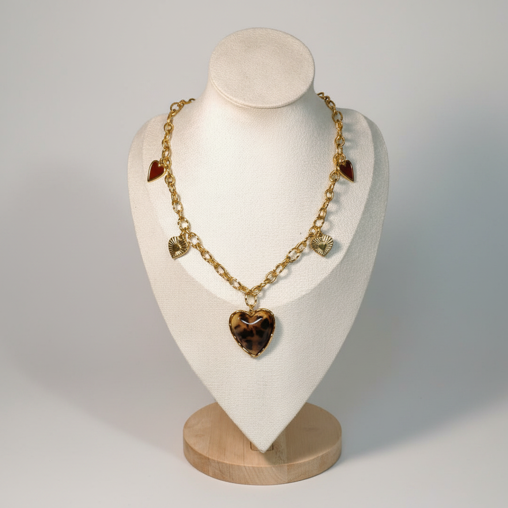Collier Fauve - Pièce Unique - Acier Inoxydable - Fait Main