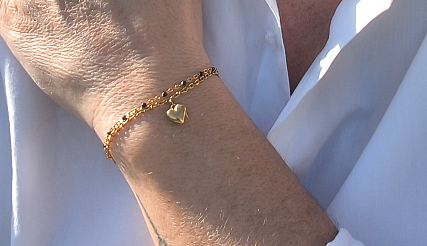 Bracelet Ophélia - Pièce Unique - Acier Inoxydable - Fait Main