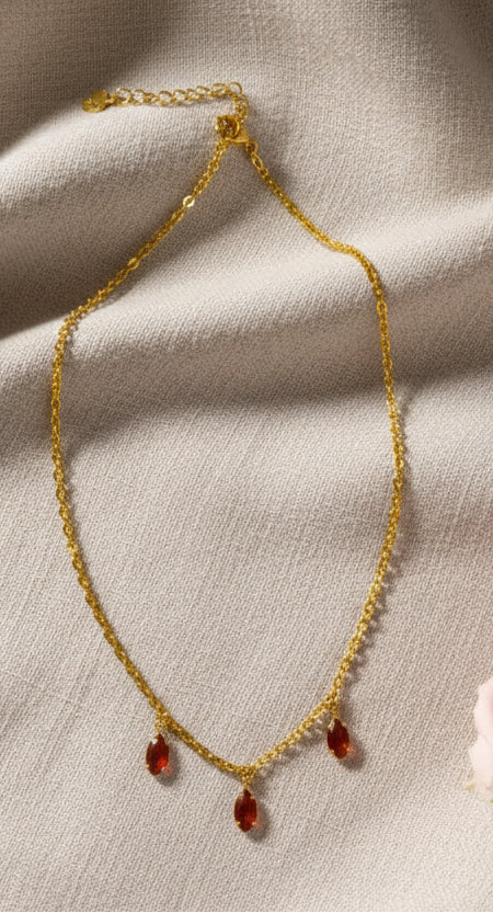Collier Lady - Pièce Unique - Acier Inoxydable - Fait Main