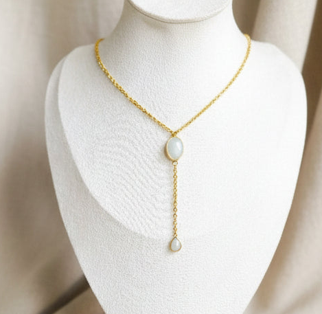 Collier Sola - Pièce Unique - Acier Inoxydable - Fait Main