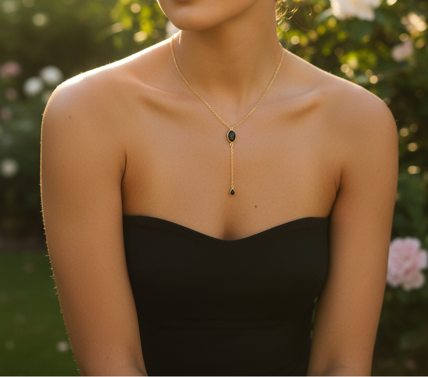 Collier Zéli - Pièce Unique - Acier Inoxydable - Fait Main