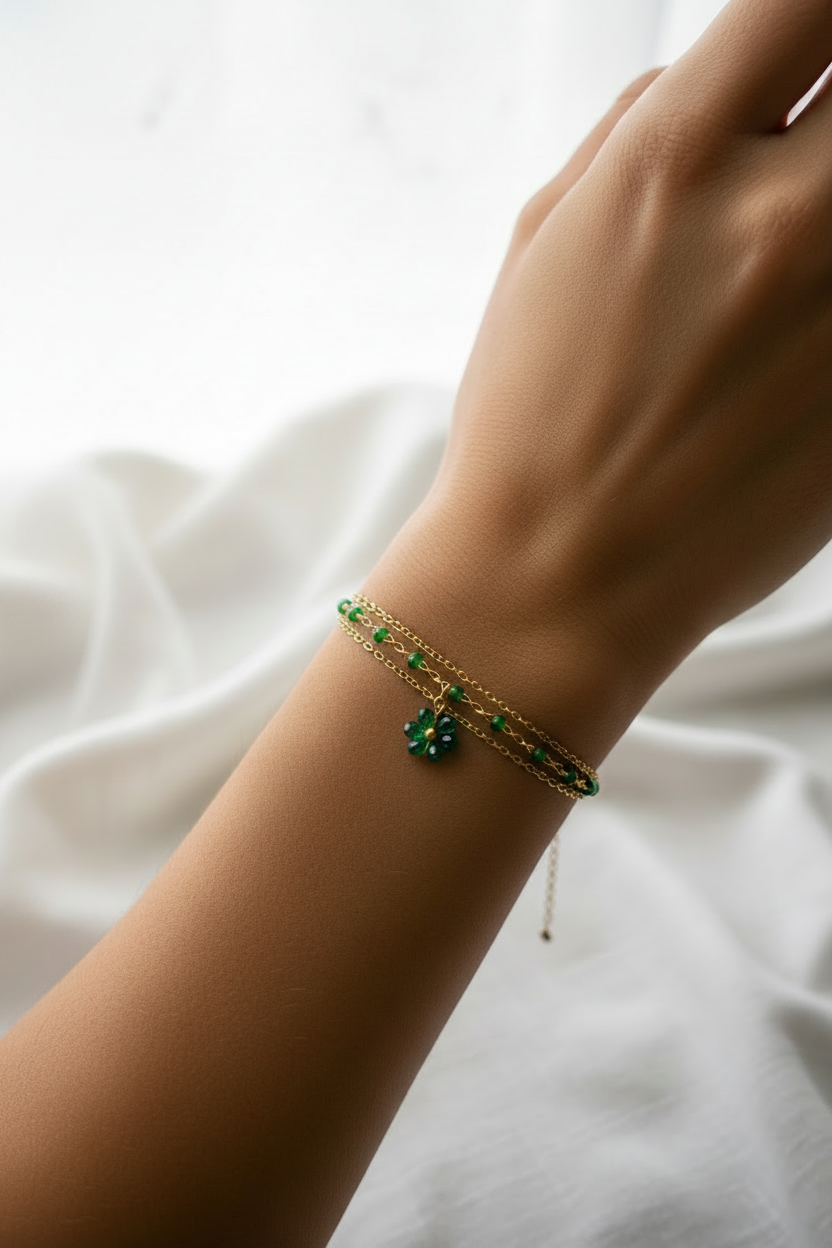 Bracelet Valia - Pièce Unique - Acier Inoxydable - Fait Main