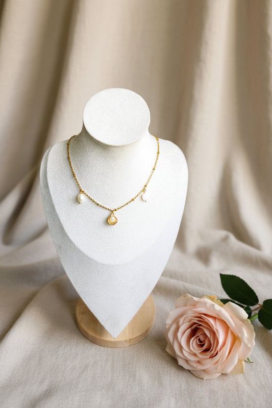 Collier Eté – Acier Inoxydable - Fait Main - Pièce Unique