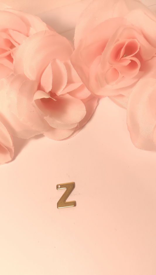 Charms lettre dorée Z